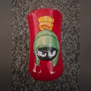 RARE Marvin the Martian Xpres Red Ceramic Tumbler Cup 2000